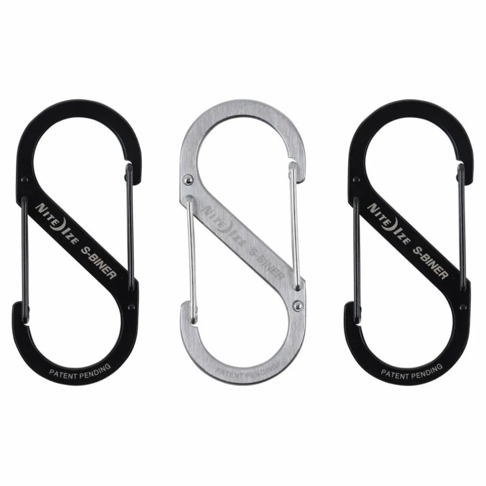 Nite Ize S-Biner Assorti #4 karabijnhaken 3-pack
