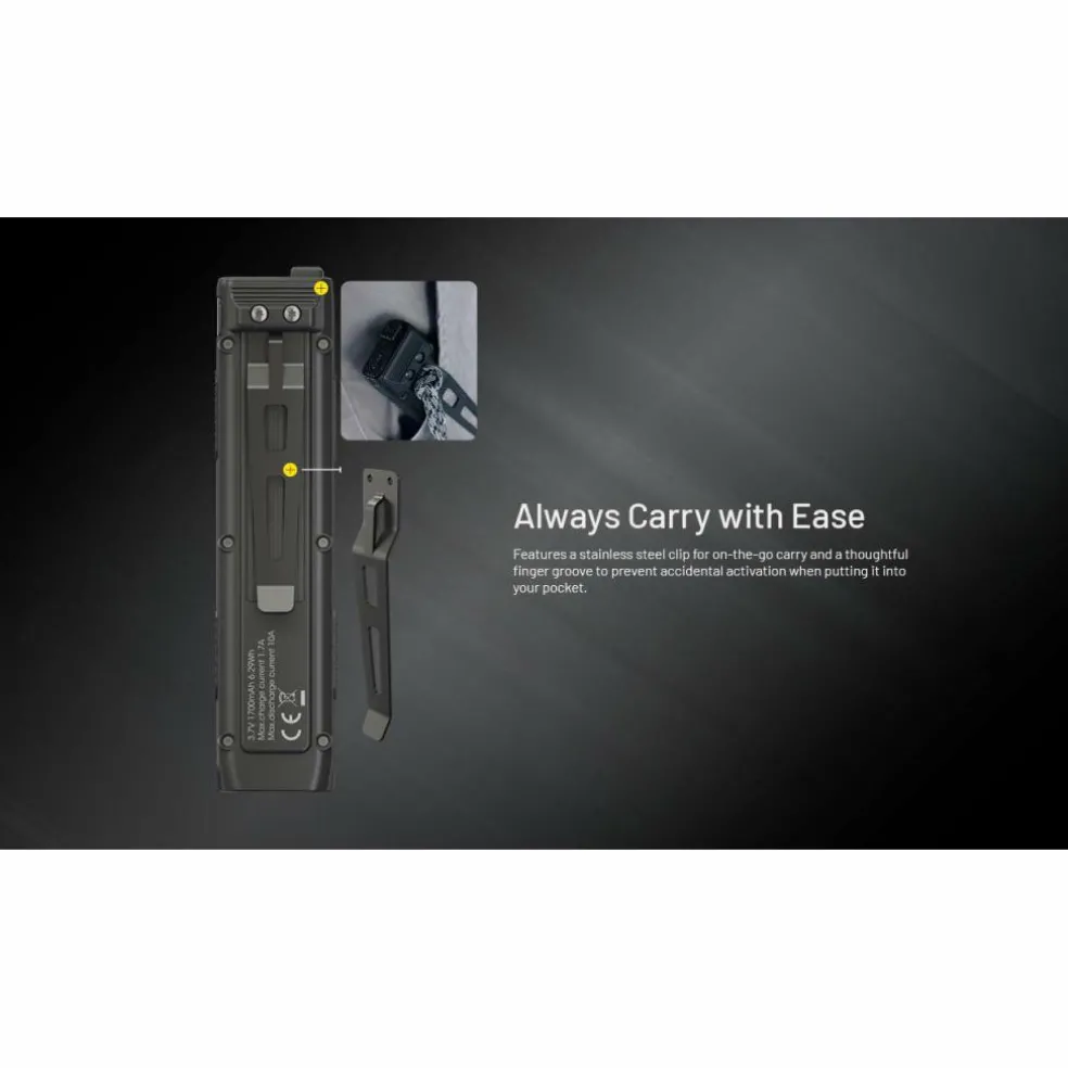 Nitecore EDC27 UHi zaklamp black