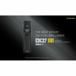 Nitecore EDC27 UHi zaklamp black