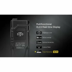 Nitecore EDC27 UHi zaklamp black