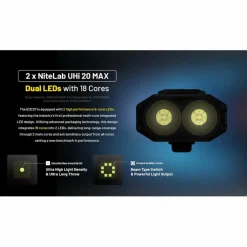 Nitecore EDC37 zaklamp black