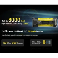 Nitecore EDC37 zaklamp black