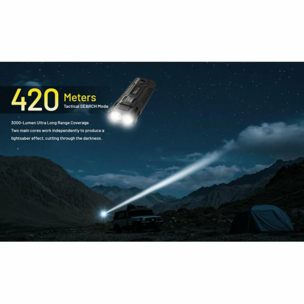 Nitecore EDC37 zaklamp black