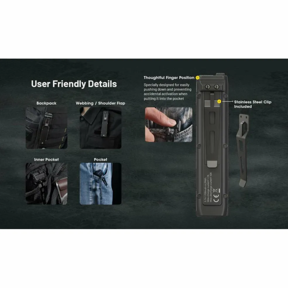 Nitecore EDC25 zaklamp black