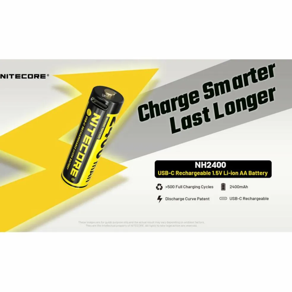 Nitecore NH2400 AA oplaadbare batterij 4-pack
