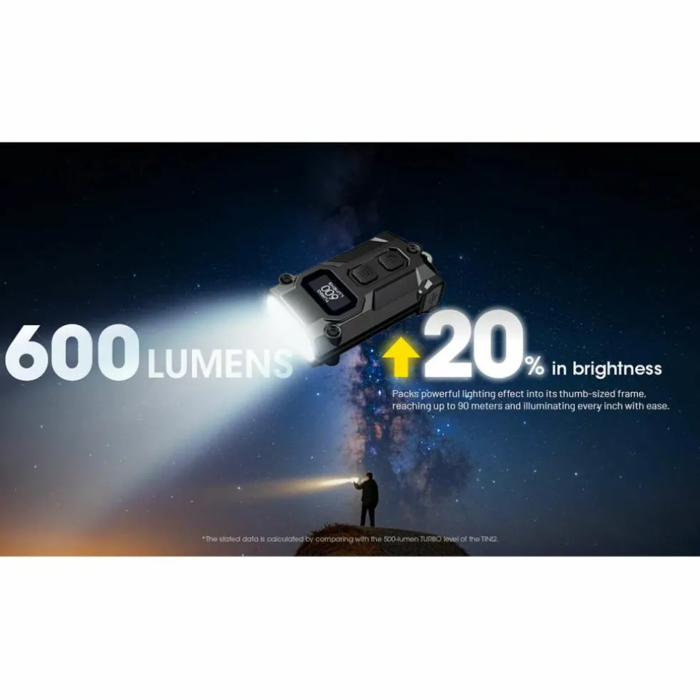 Nitecore TINI3 zaklamp orange