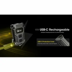 Nitecore TINI3 zaklamp orange