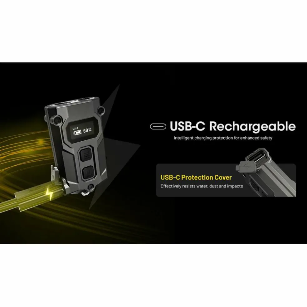 Nitecore TINI3 zaklamp orange