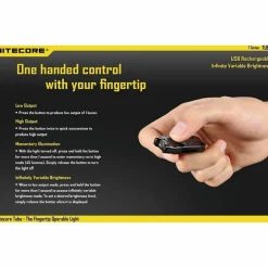 Nitecore Tube V2.0 zaklamp yellow