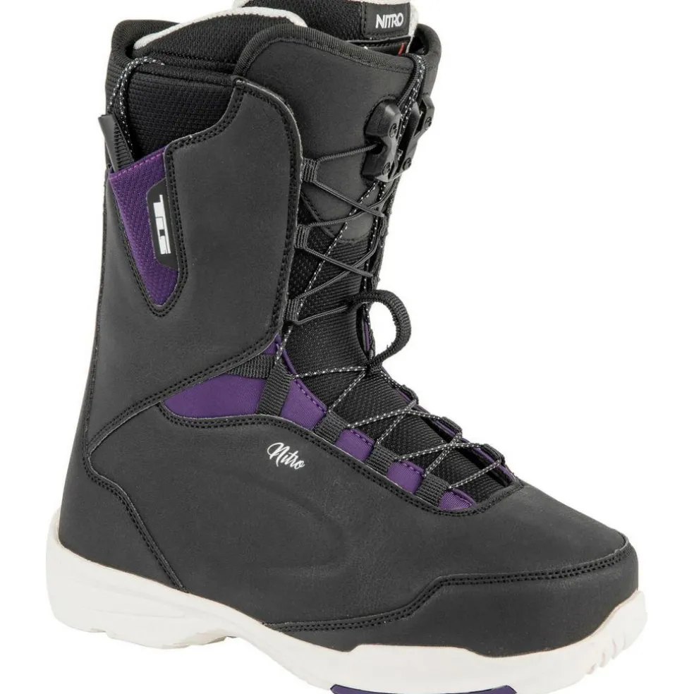 Nitro Scala TLS snowboardschoenen dames black purple