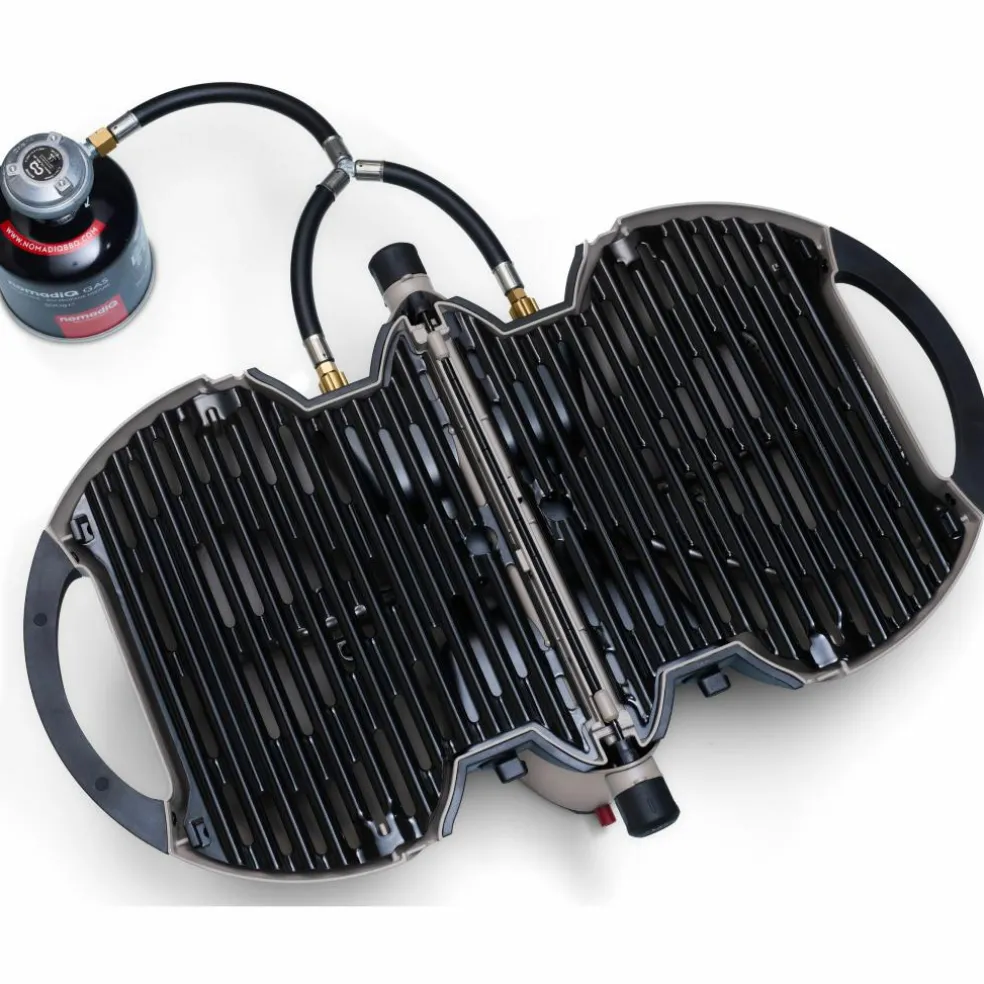 NomadiQ 3.0 draagbare gasbarbecue urban grey