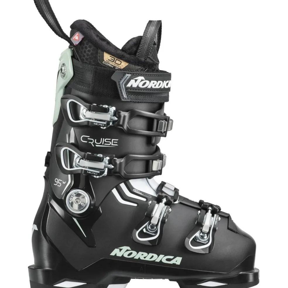 Nordica The Cruise 95 W GW skischoenen dames black green white