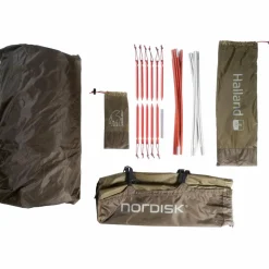 Nordisk Halland 2 PU 2.0 lichtgewicht tunneltent dark  olive