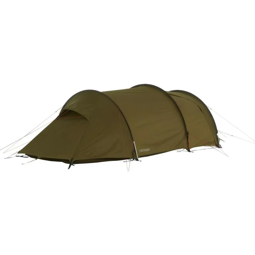 Nordisk Oppland 3 3.0 PU lichtgewicht tunneltent dark olive