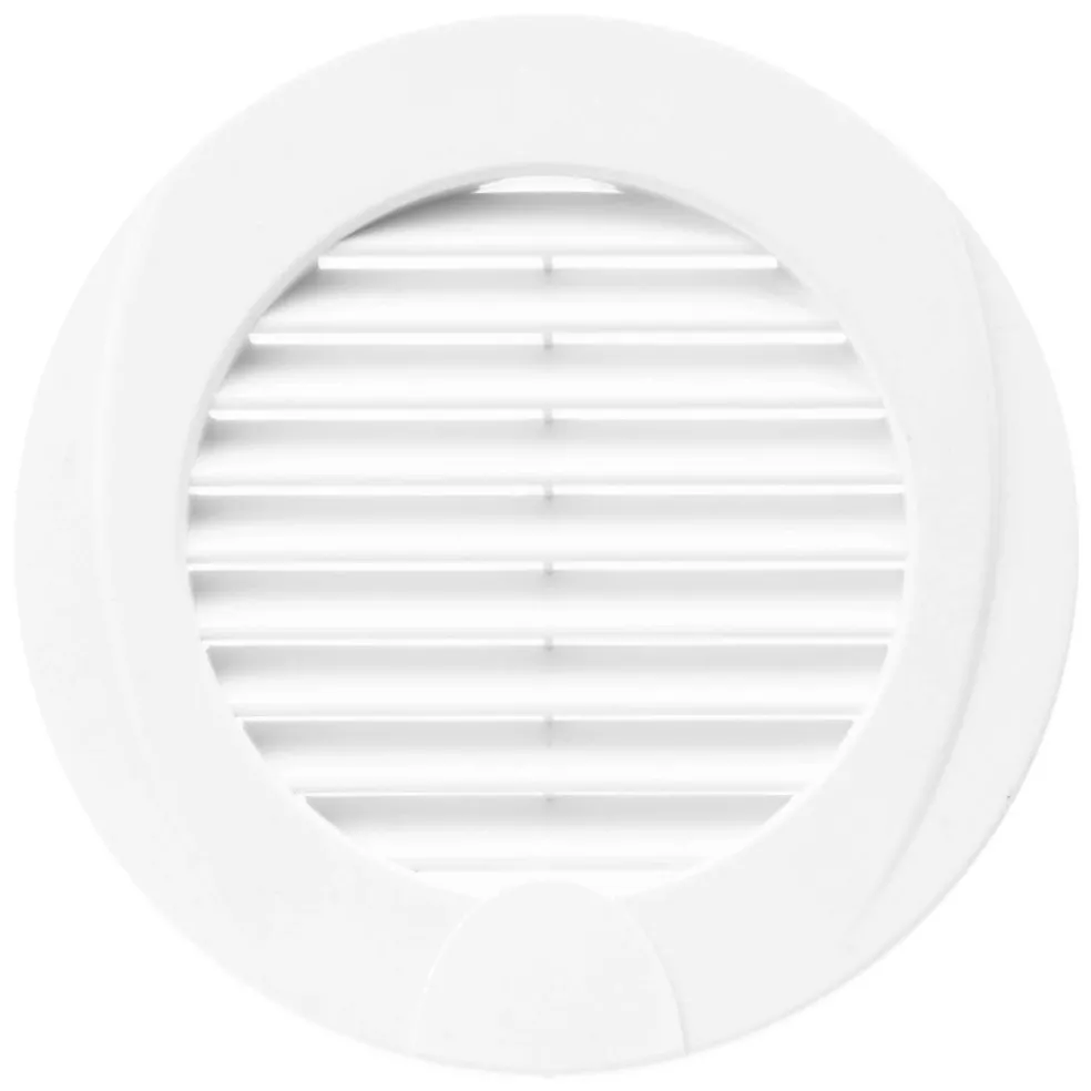 Nuova Rade ventilatierooster rond 76 mm wit