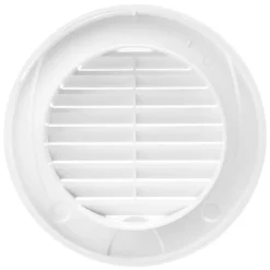Nuova Rade ventilatierooster rond 76 mm wit