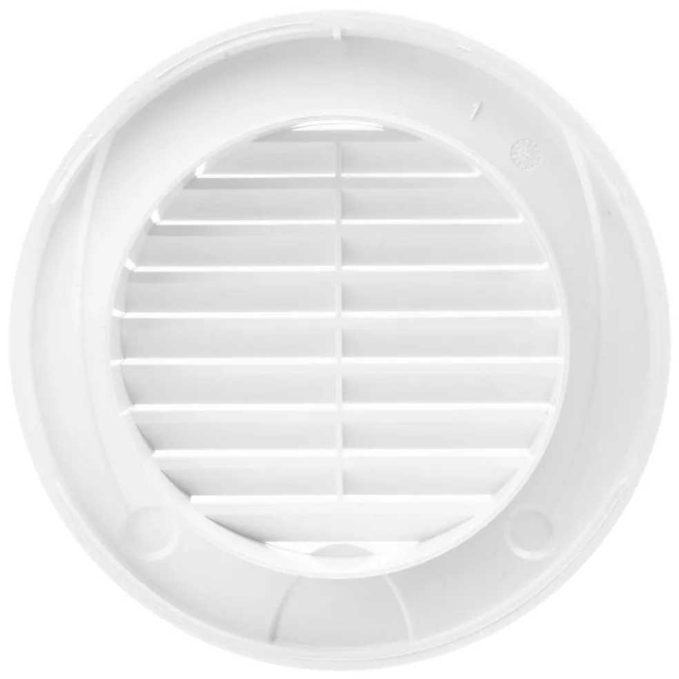 Nuova Rade ventilatierooster rond 76 mm wit