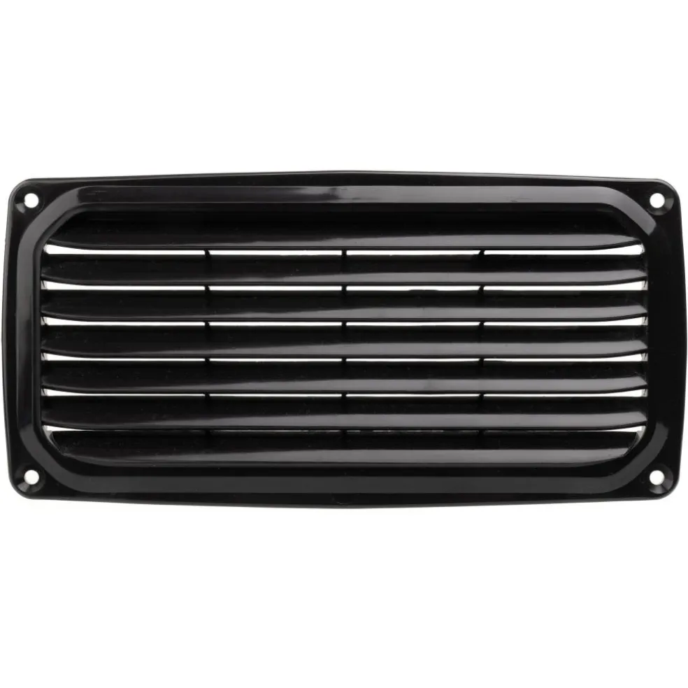 Nuova Rade ventilatierooster 200 x 100 mm zwart