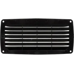 Nuova Rade ventilatierooster 200 x 100 mm zwart