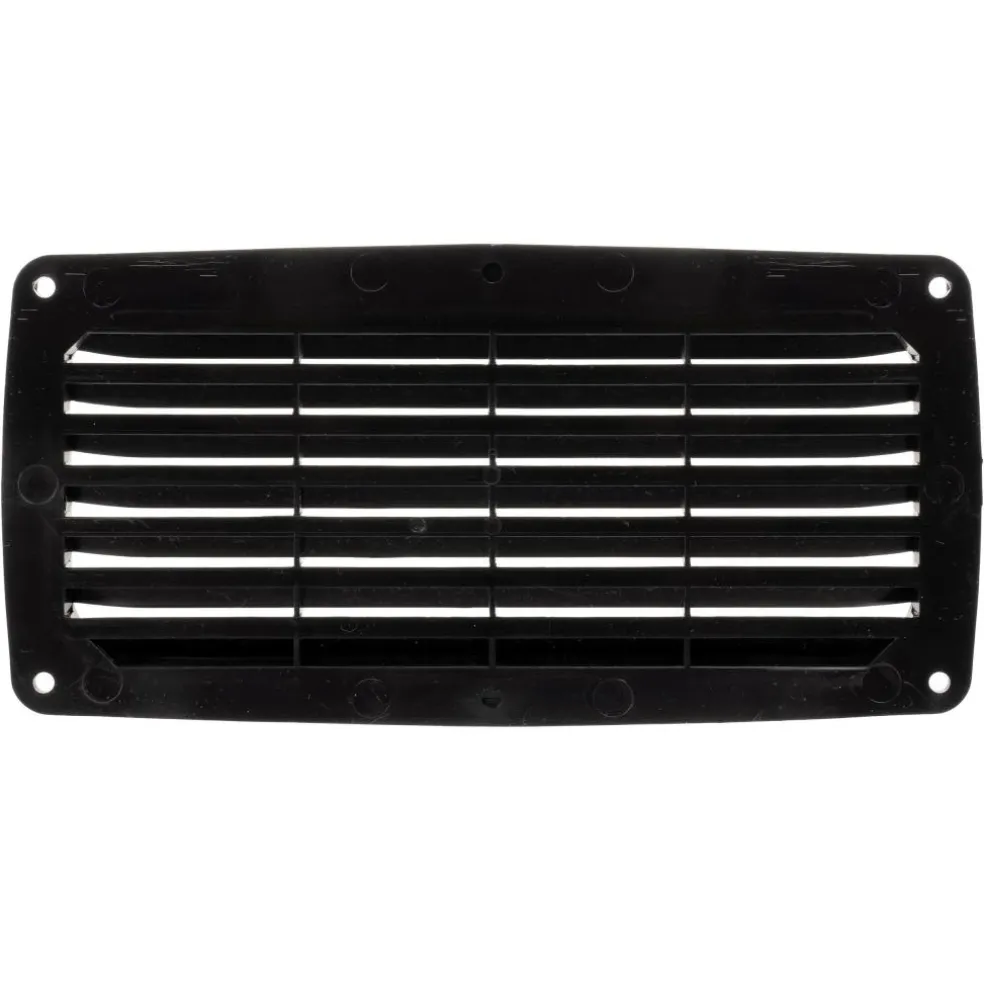 Nuova Rade ventilatierooster 200 x 100 mm zwart