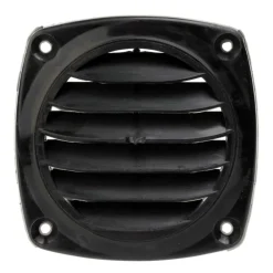 Nuova Rade  ventilatierooster 82 x 82 mm zwart