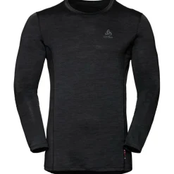 ODLO Performance Wool Light LS thermoshirt heren black