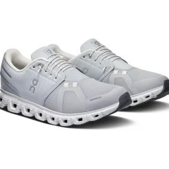 On Cloud 6 hardloopschoenen heren glacier white