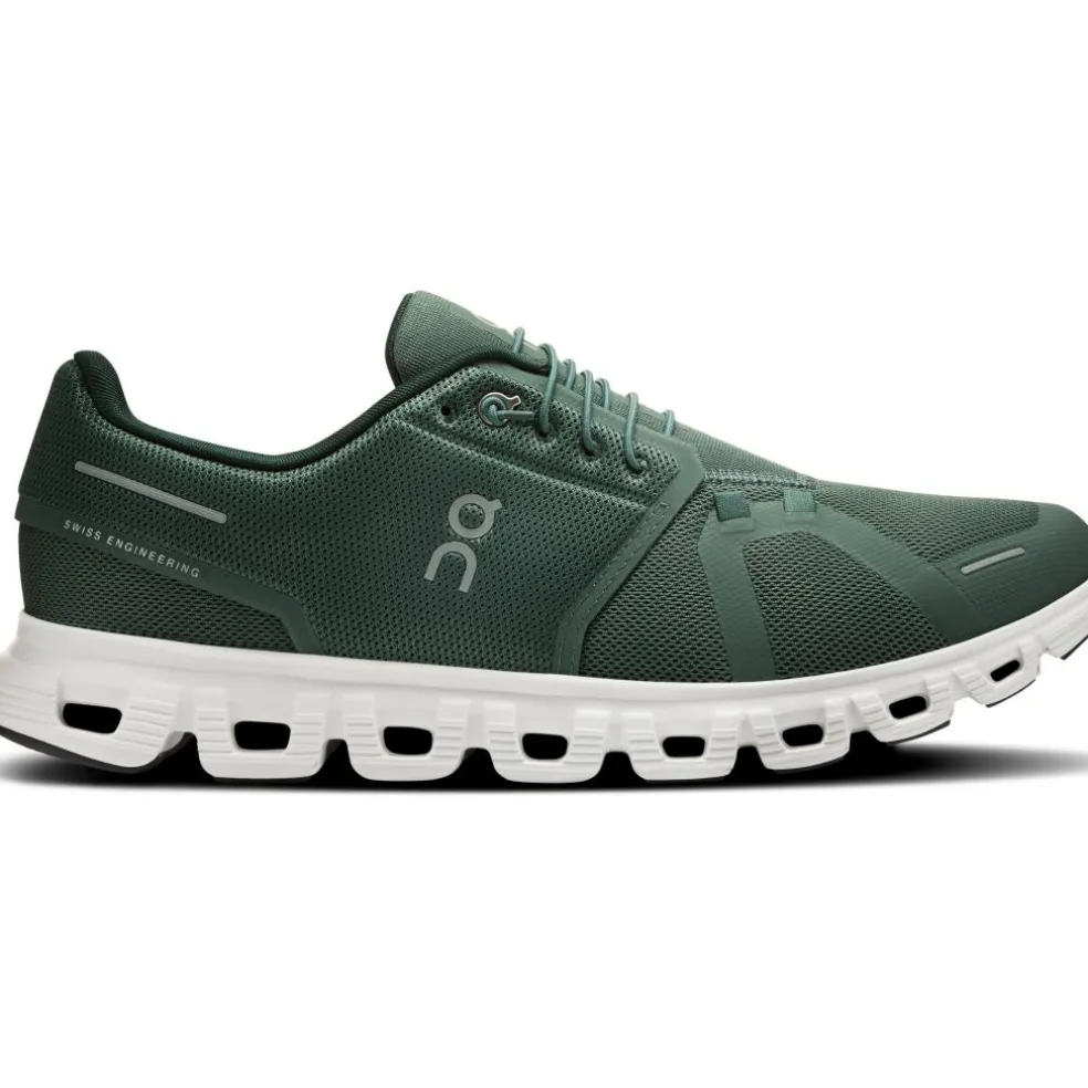 On Cloud 6 hardloopschoenen heren olive evergreen