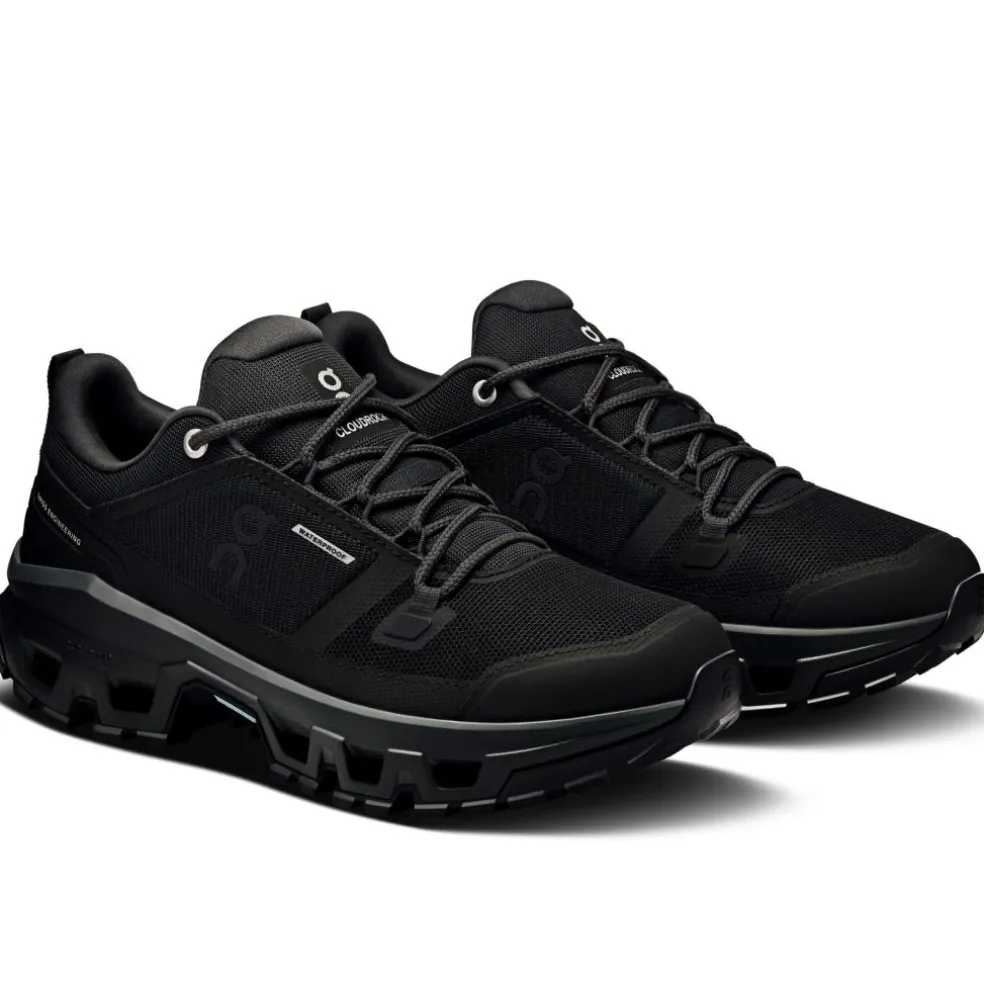 On Cloudrock Low wandelschoenen dames black