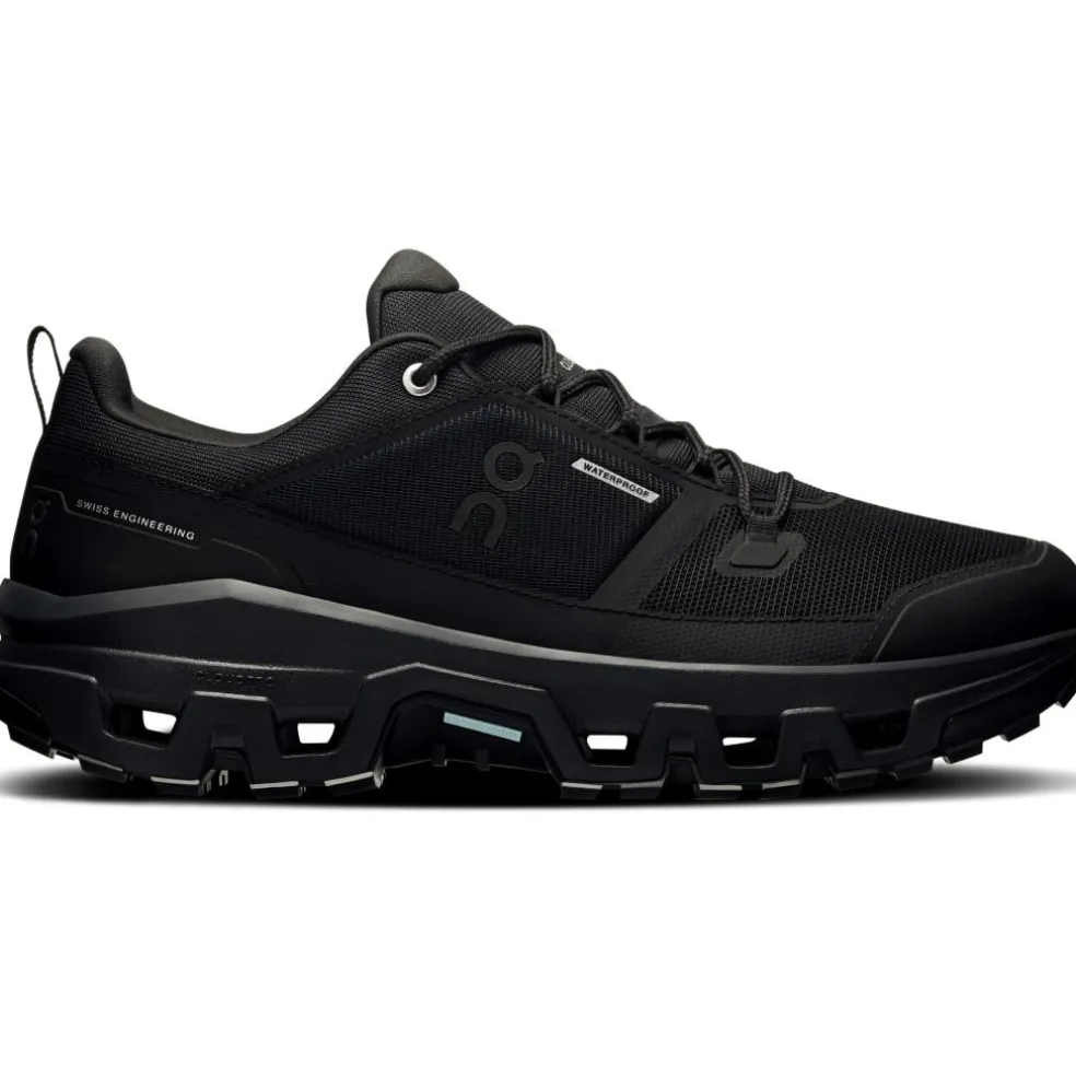 On Cloudrock Low wandelschoenen heren black black