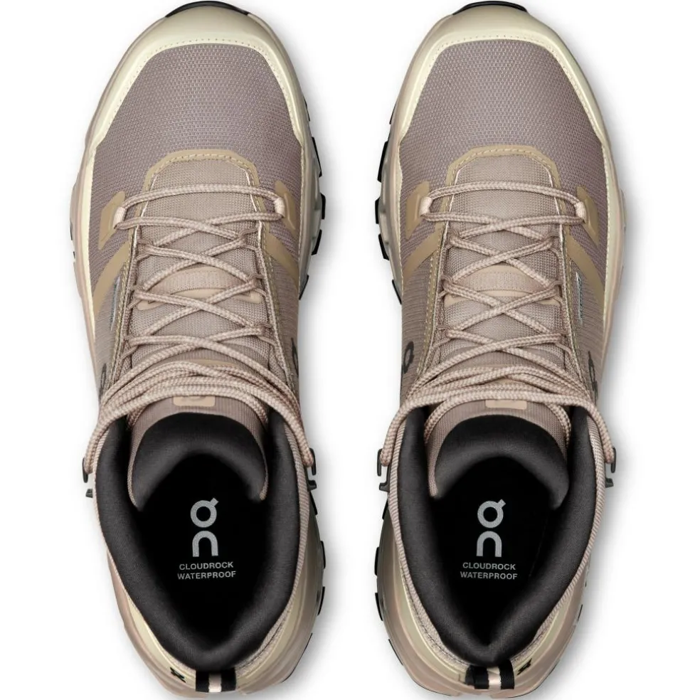 On Cloudrock Mid wandelschoenen heren cinder desert