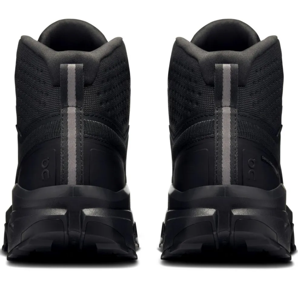 On Cloudrock Mid wandelschoenen dames black black