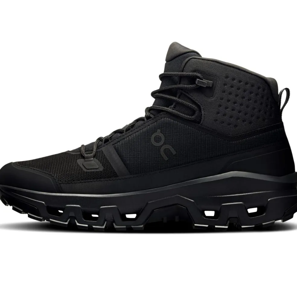 On Cloudrock Mid wandelschoenen heren black black