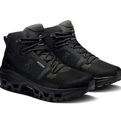 On Cloudrock Mid wandelschoenen heren black black