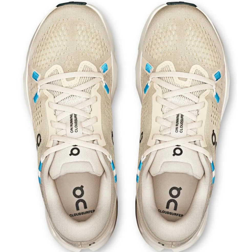 On Cloudsurfer 2 hardloopschoenen dames pearl ivory