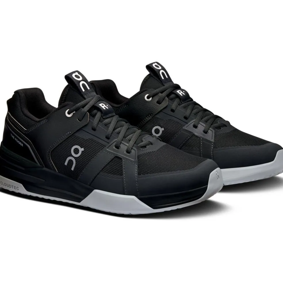 On THE ROGER Clubhouse Pro tennisschoenen heren black glacier