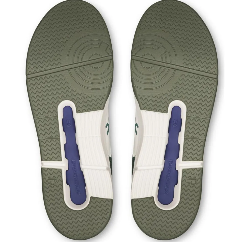 On THE ROGER Clubhouse schoenen heren white olive