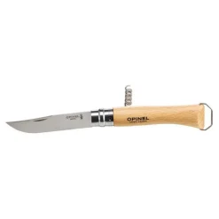 Opinel N10 zakmes hout zilver