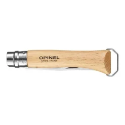 Opinel N10 zakmes hout zilver