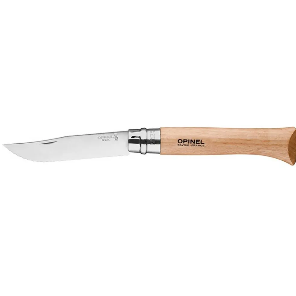 Opinel N012 zakmes hout zilver