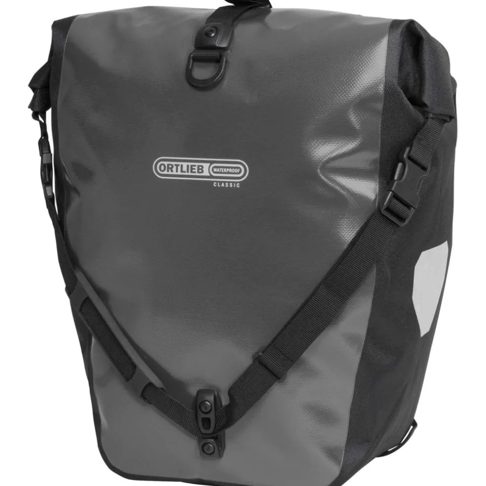 Ortlieb Back-Roller 2 x 20 liter fietstas asphalt black