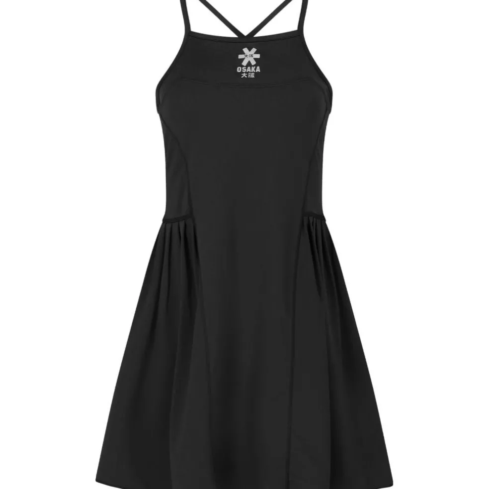Osaka Pleated Tech tennisjurk dames black