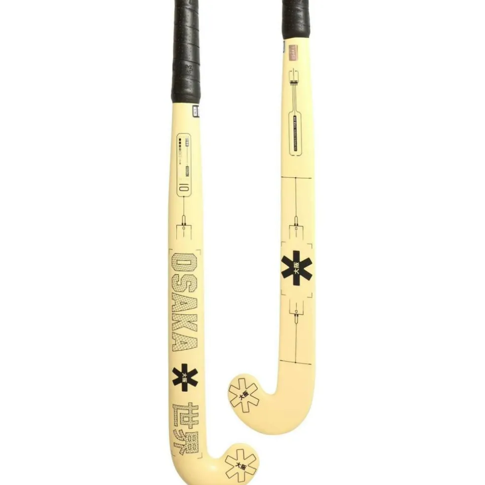 Osaka Vision 10 Grow Bow hockeystick junior faded yellow