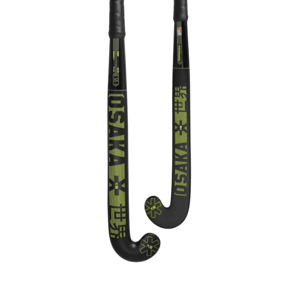 Osaka Vision 55 Pro Bow hockeystick cyber lime