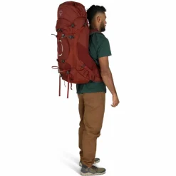 Osprey Aether 65 L/XL backpack 68L heren deep acorn red