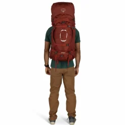 Osprey Aether 65 S/M backpack 65L heren deep acorn red