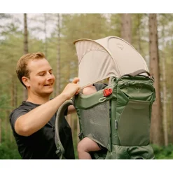 Osprey Poco kinderdrager koseret green