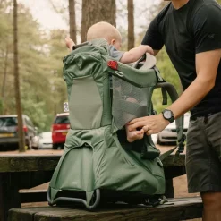 Osprey Poco kinderdrager koseret green