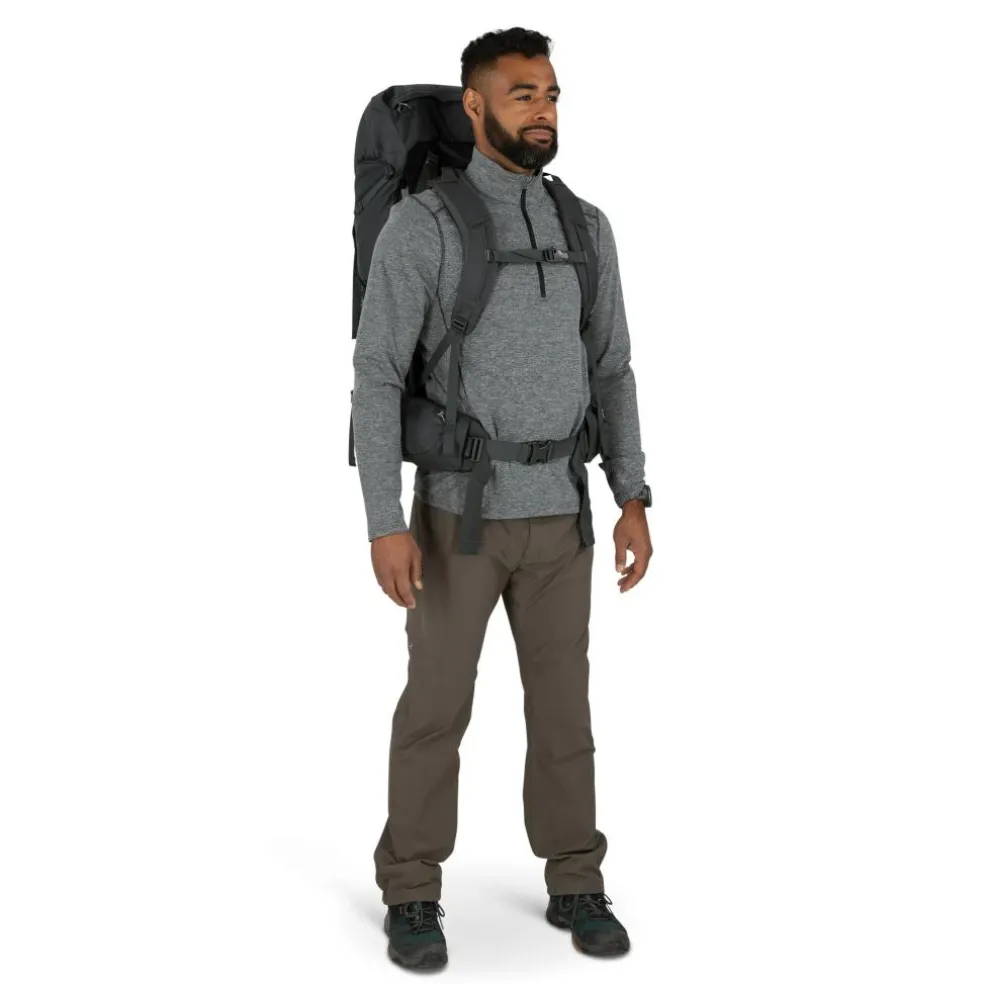 Osprey Rook 50L backpack heren dark charcoal silver lining
