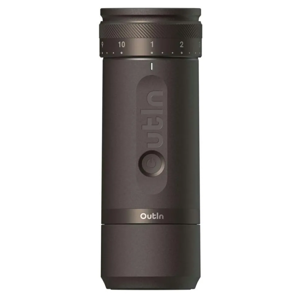 OutIn Fino draagbare elektrische koffiemolen tundra brown